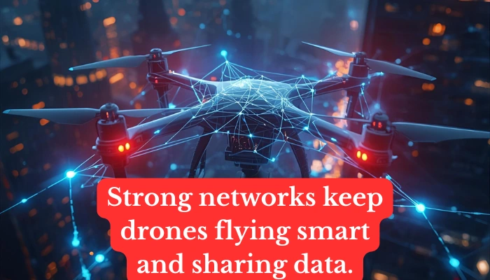Strong networks power drone flights