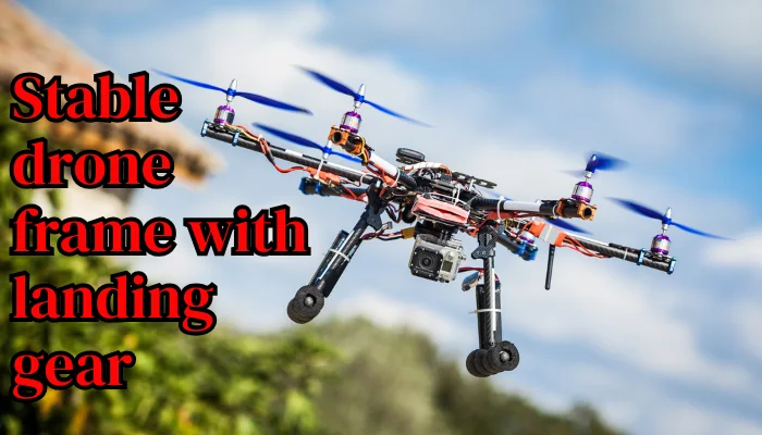 Drone frame with landing gear