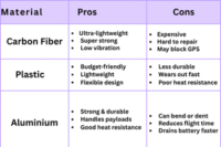 Explore the Pros and Cons of Drone Frame Materials